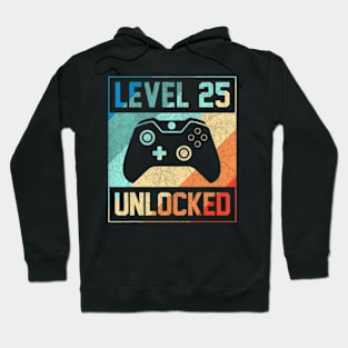 Level 25 Video 25th Birthday Hoodie